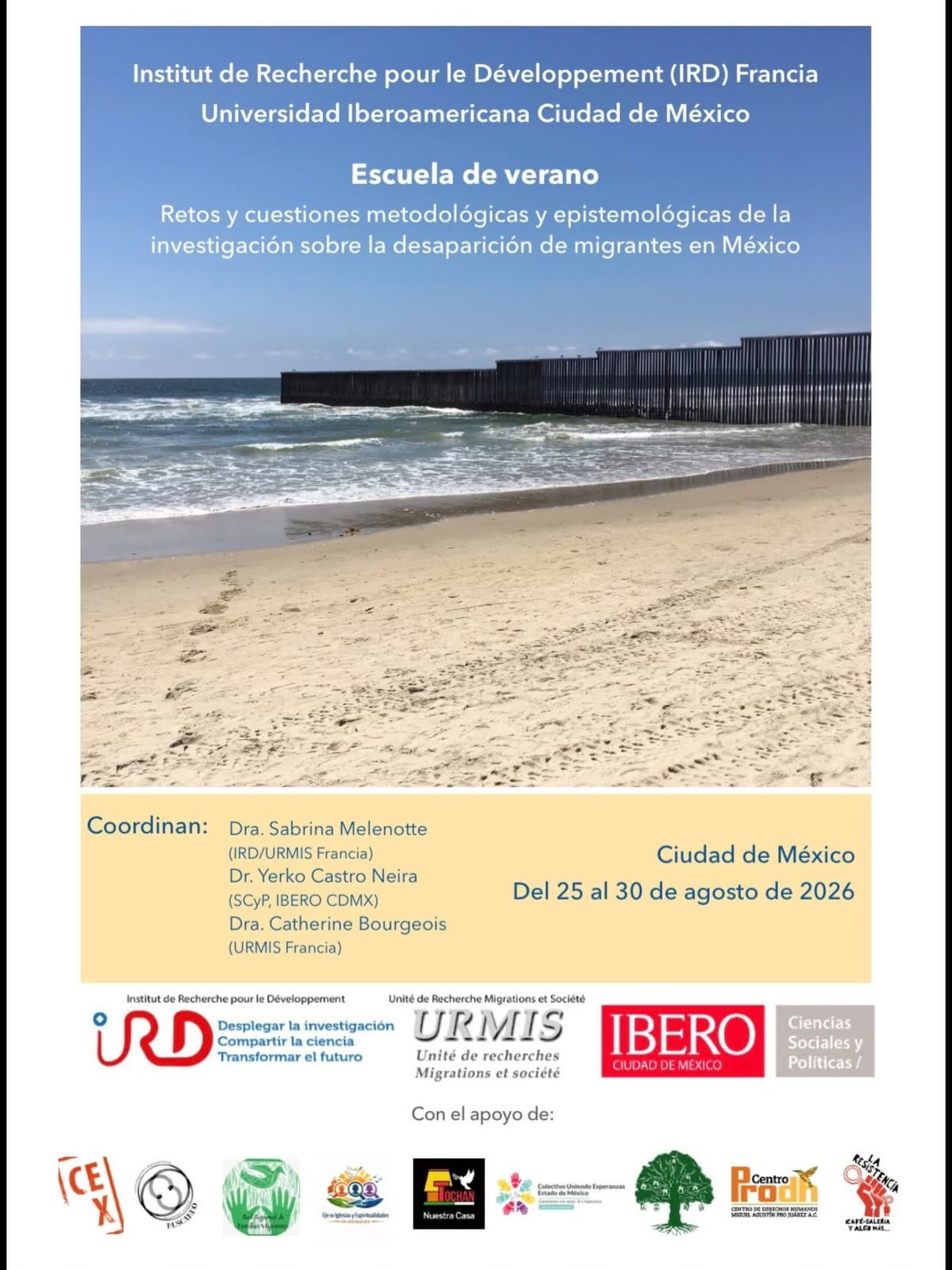 Escuela de Verano sobre desaparición de migrantes en México